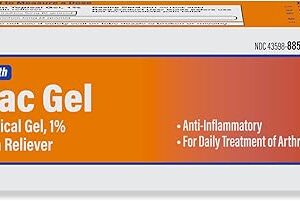 HealthCareAisle Diclofenac Gel, 1%, Arthritis Pain Relief - 150 g tube - Original Prescription Strength (NSAID)