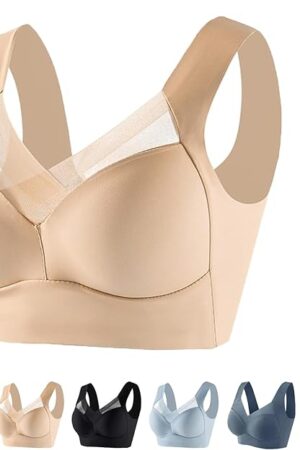Zencihc Bras for Senior Women,Zen Cihc Bras for Older Women,Zen Chic Bra - Seamless Sexy Push Up Wireless Bra