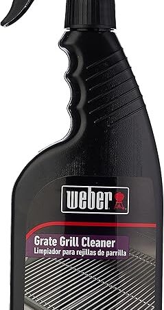 Weber Grill Grate Cleaner and Degreaser for Outdoor Grills and BBQs, 16 oz Spray Bottle