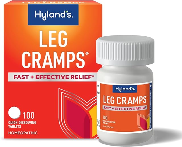 Hyland's Leg Cramp Tablets, Natural Relief of Calf, Leg and Foot Cramp, Quick Dissolving Tablets, 100 Count