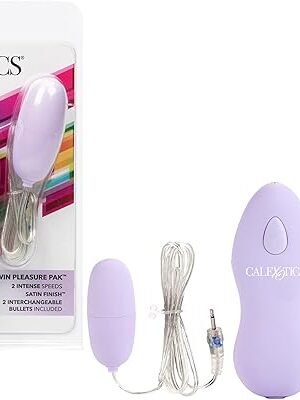 California Exotics Twin Pleasure Pack Bullet, Purple