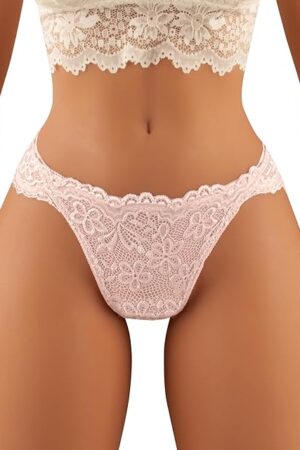 Women Lace Underwear Sexy Breathable Hipster Stretch Panties Bikinis