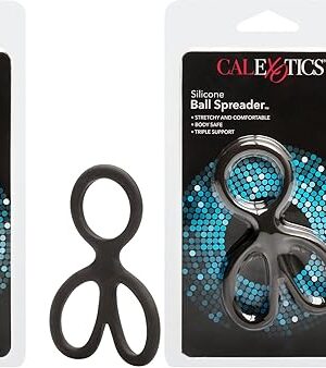 CalExotics Silicone Ball Spreader, Black (Pack of 2)