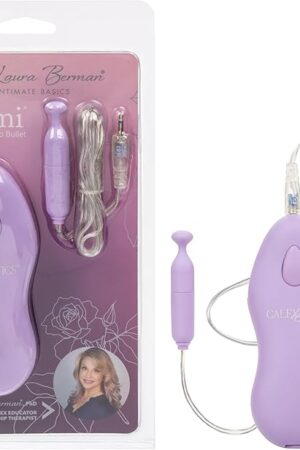 CalExotics Dr Laura Berman Intimate Basics Mimi - Waterproof Bullet Vibrator - Adult Toys for Couples - Pocket Massager - Purple
