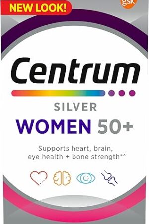 Centrum Silver Women's Multivitamin for Women 50 Plus, Multivitamin/Multimineral Supplement with Vitamin D3, B Vitamins, Non-GMO Ingredients, Supports memory and cognition in older adults - 65 Ct