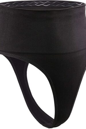 Women's Mid-Waist Seamless Tummy Control Thong Shapewear Panties Girdle Underwear