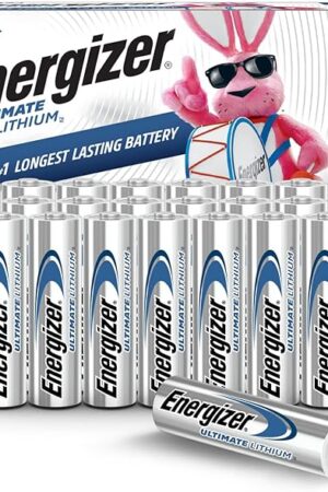 Energizer Ultimate Lithium AA Batteries Pack, 15V AA Batteries, 24 Count