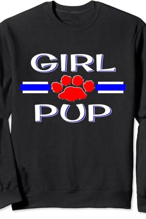 Girl Pup Play Gear, Human PetPlay Gift, BDSM Puppy Fetish Sweatshirt