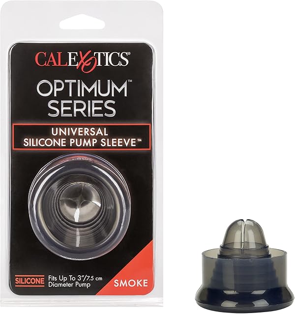California Exotic Novelties Universal Silicone Pump Sleeve, Smoke