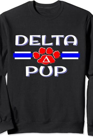 Delta Pup Play Fetish Shirt, BDSM Submissive Human Puppy Sweatshirt