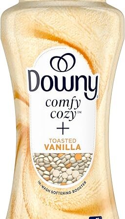 Downy Comfy Cozy In-Wash Laundry Scent Booster Beads, Toasted Vanilla Scent, 322 oz, Softness and Freshness