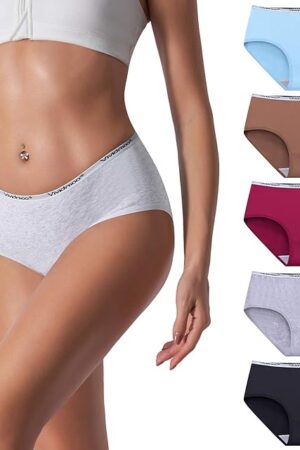 Womens Underwear Panties Ladies Briefs, High/Mid Waist, Thongs