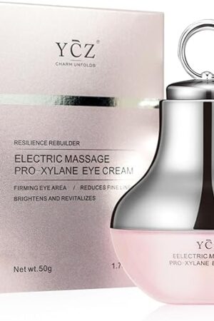 Ycz Electric Massage Eye Cream for Dark Circle, Firm and Smooth of Fine Lines, Tired Eye Refreshment with Gentle Vibration, for Anti-Wrinkle, Firming, Moisturizing