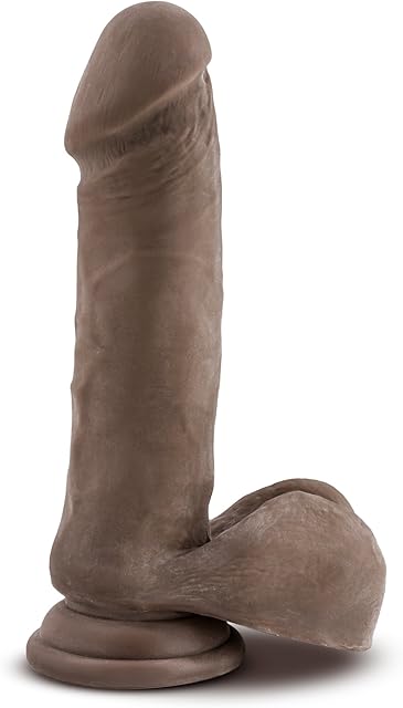 Eden Adult Sex Toys - 9 Inch Realistic Dildo with Strong Suction Cup for Hands-Free Play - Lifelike Big Thick BBC Dildo - Strap-On Compatible Girthy Penis for Men, Women & Couples Pleasure - Brown