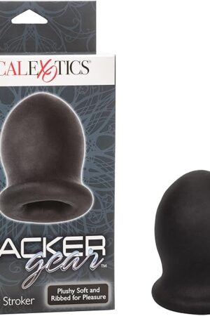 CalExotics Packer Gear FTM Stroker - Male Silicone Masturbation Sleeve - 2 Inch Adult Male Masturbator Sex Toy - Black