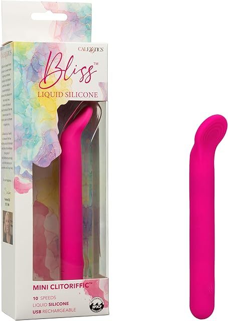 CalExotics Bliss Liquid Silicone Mini Clitoriffic Vibrator for Women - SE-0569-15-3