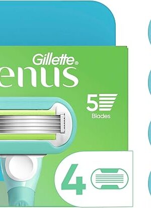 Gillette Venus Extra Smooth Womens Razor Blade Refills, 4 Count, Designed for a Close, Smooth Shave