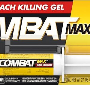 Combat Max Roach Killing Gel for Indoor and Outdoor Use, 1 Syringe, 21 Ounce (Pack of 1)