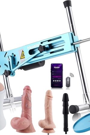 Hismith 100W Premium Sex Machine, APP Controlled Sex Machine with KlicLok System, Blue Love Machine …