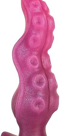 64in Deep Sea Tentacle Dildo Anal Plug, Small Butt Plug Soft Anal Sex Toy Prostate Massager, Adult Anal Sex Toy Monster Dildo, Wearable Fantasy Toy Prostate Plug for Beginner Men Women Couple Gay