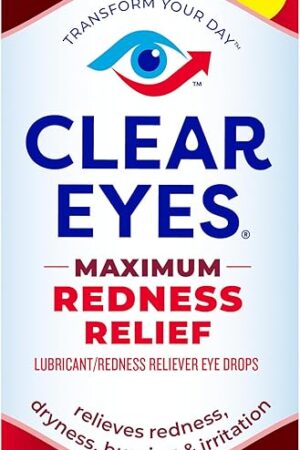 Clear Eyes | Maximum Redness Relief Eye Drops | 0.5 FL OZ