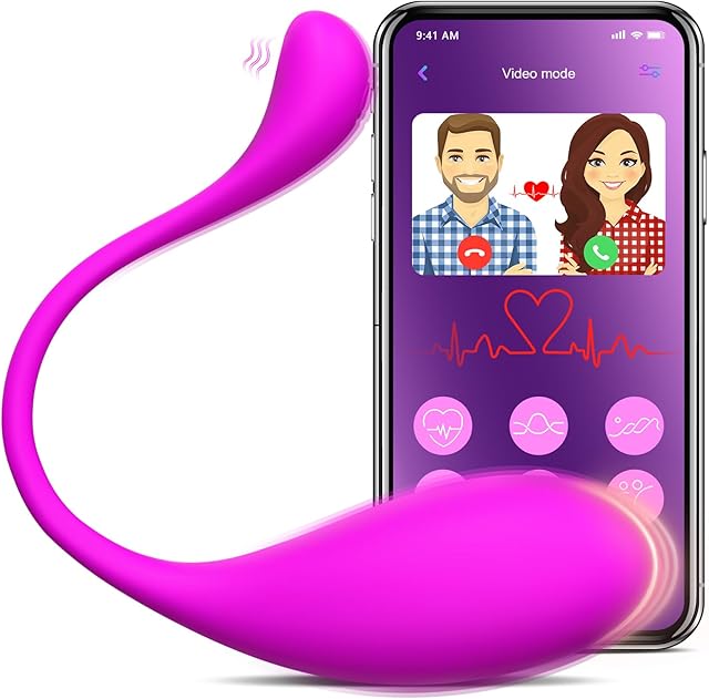 APP Remote Control Adult Sex Toys for Women, G Spot Vibrator Egg Wearable Panty Vibrators for Bluetooth Long Distance Love, Vibradores Vibrating Panties with 9 Modes Female Couple, Purple