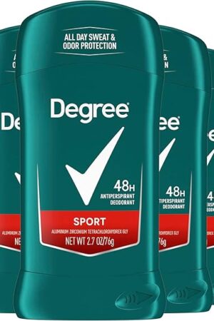 Degree Men Original Protection Antiperspirant Deodorant, Sport, 27 oz pack of 6