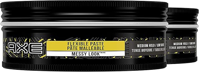 AXE Styling Flexible Hair Paste Urban Messy Look 2 Count for An Instant Texture Boost Hair Styling Made Easy 264 oz