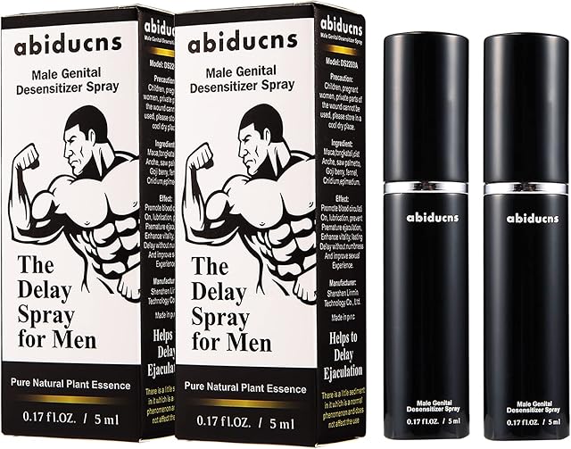 Delay Spray Sexual Enhancer for - Men to Last Longer in Bed, Effectively Extends Men's Time and Enhances Comfort 0.17 fl oz 50 Pumps(Pack of 2)