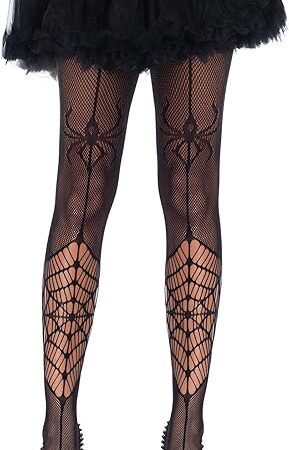 womens Spiderweb Net Tights Costume Hosiery, Black, One Size US