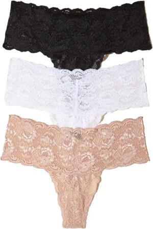 Women's Never Say Never Comfy Thongs 3 Pack