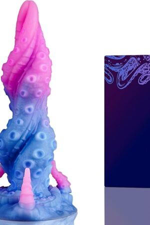 Huge Monster Thick Tentacle Dildo, 96" Fantacy Knot Horse Anal Dildo with Strong Suction Cup, Large Dragon Alien Dildos for G-Spot Anal Play, Silicone Adult Toys for Women Men, Sex Toys for Men Gay