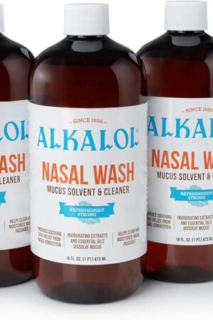 Alkalol Solution Original Nasal Wash, 3 Count -16 fl oz, 16 fl oz (pack of 3)