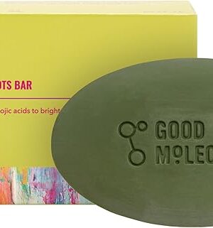 Good Molecules Brightening & Dark Spots Bar - Soap Free Face and Body Bar - Tranexamic, Kojic Acids and Niacinamide to Target Dark Spots - Skin Care