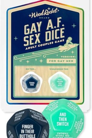 Gay AF Sex Dice: for Gay Men | Adult Couples Game