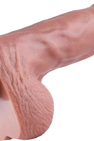 Hismith 11.2" Dual-Density Dildo, 8.2" Insertable Realistic Penis with KlicLok System, Hands-Free Play Soft Sex Toy - Amazing Series