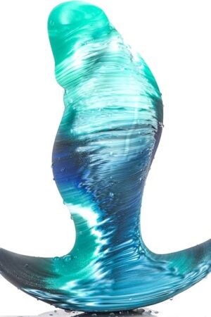 Anal Plug Large Realistic Dildo for Comfortable Long-Term Wear Huge Butt Plug with Safe Curved Base Mixed-Color Silicone Prostate Massager Dilator Sex Toy for Women Men Masturbation (L)