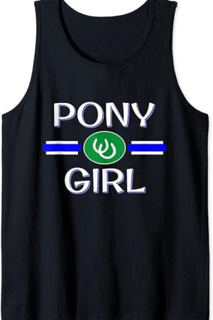 Human PetPlay Pony Girl, BDSM Submissive PonyPlay Fetish Tank Top