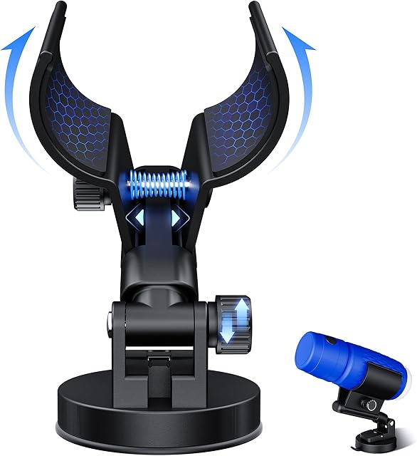 Hands Free Male Masturbator Stand with 200?Adjustable Angle, Sex Toys For Men with Strong Vacuum Suction, Universal Fit for Most Adult Sex Toy, Shower Mount with Anti - Slip Pad for Penis Pump