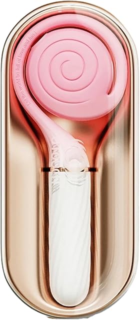 Dual-Function Portable Masturbation Massager for Women - Warmth, 6-Frequency Suction and Electromagnetic Pulse, Rechargeable Adult Wellness Device, Adult Sex Toy for Women Vibrator (Pink)