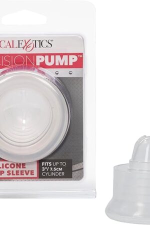 California Exotic Novelties Precision Pump Silicone Pump Sleeve, Clear