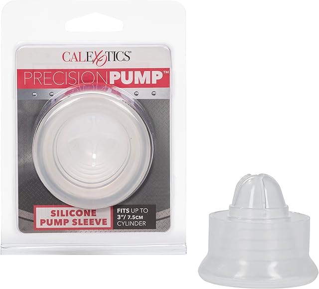 California Exotic Novelties Precision Pump Silicone Pump Sleeve, Clear