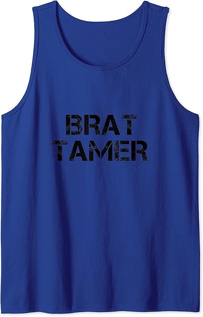 Brat Tamer, BDSM Dominant, Submissive Brat, Kinky, Fetish Tank Top