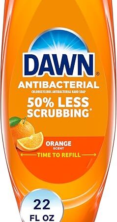 Dawn Ultra Antibacterial EZ-Squeeze Hand Soap, Orange, 22 Fl Oz