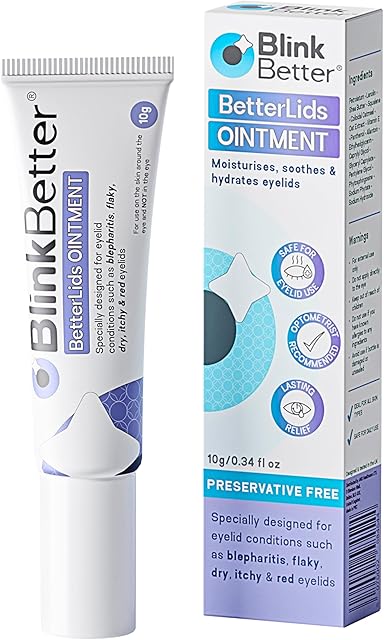 BetterLids Eyelid Ointment ? Intense Oat Complex with Shea Butter & Panthenol - Hydrates, Nourishes & Soothes ? Moisturizing Care for Dry, Itchy, Red, Sensitive, Flaky Skin Around the Eyes - 035 oz