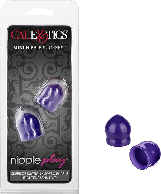CalExotics Novelties Mini Nipple Suckers,Purple