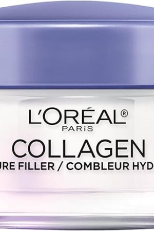 L?Oreal Paris Collagen Daily Face Moisturizer, Anti Aging Face Cream to Reduce Wrinkles and Provide Intense Hydration, 17 oz