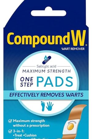 Compound W Wart Remover Maximum Strength One Step Pads, 14 Medicated Pads
