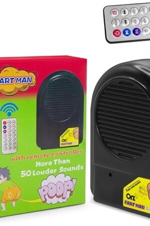 Fart Machine with Remote ? Remote Control Noise Maker with 50 Funny Sounds, 10M Wireless Range ? Hilarious Gag Toy for All Ages