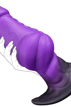 67" Large Butt Plug Anal Plug, Huge Silicone Buttplug for Long-Term Wear, Fantasy Tentacle Monster Dildo with Knot, Massive Realistic Anal Stretcher Prostate Massager, Sex Toys for Men Women